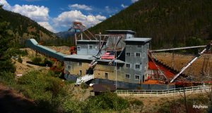 Yankee Fork Gold Dredge located in Idaho near Stanley Idaho